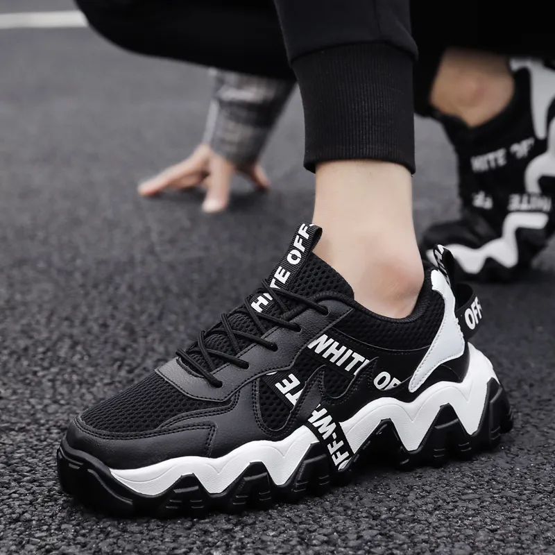 TELENT Abrasion Resistant Shock Absorbers Low Top Chunky Sneakers Unisex-4