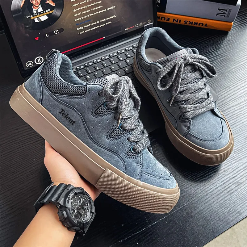 TELENT Shock Absorbers With Slip Resistant Features Low Top Casual Shoes Men's-2
