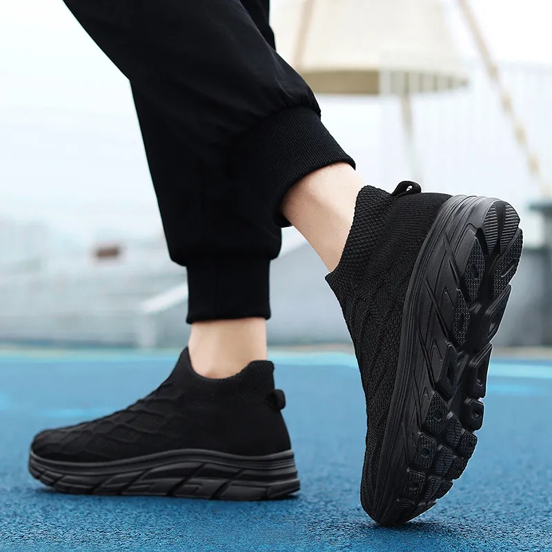 TELENT Abrasion Resistant Slip Resistant High Top Casual Shoes Unisex-22