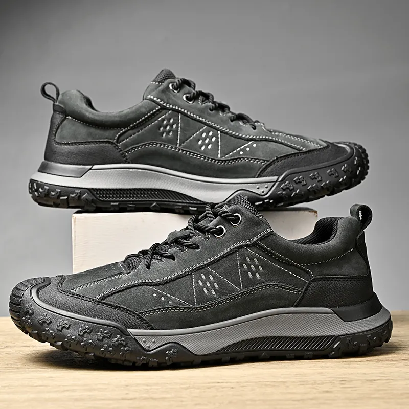 TELENT Shock Absorbers With Slip Resistant Features Low Top Hiking Shoes Men's-4