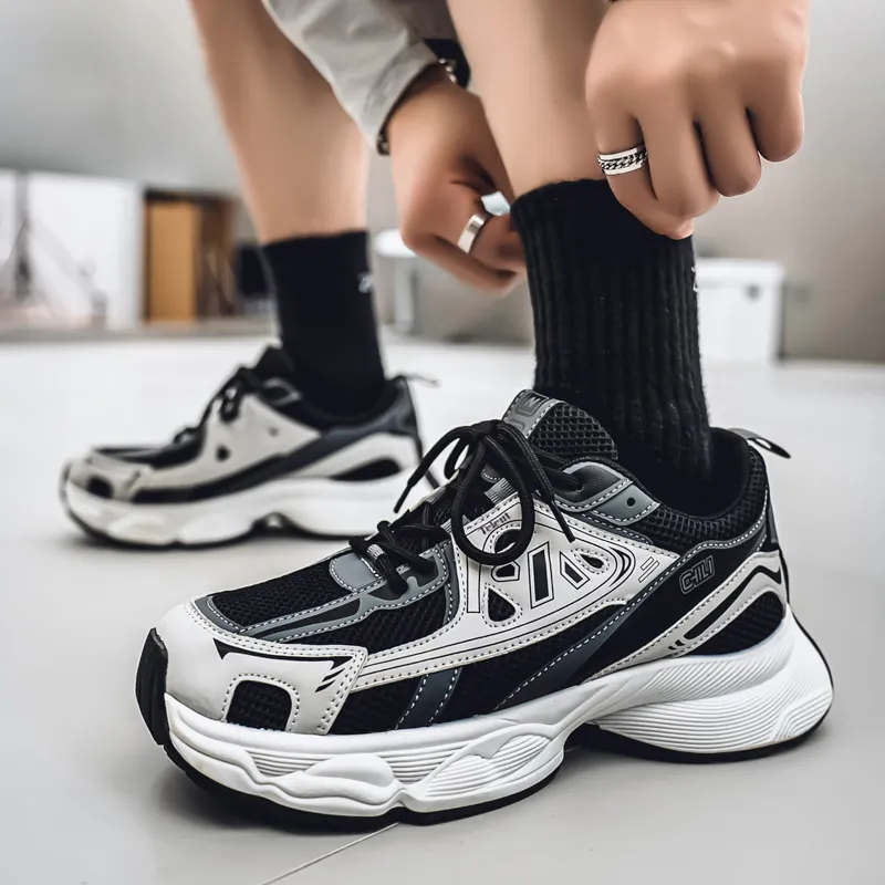 TELENT Cushioning And Breathable Low Top Casual Shoes Men's-3