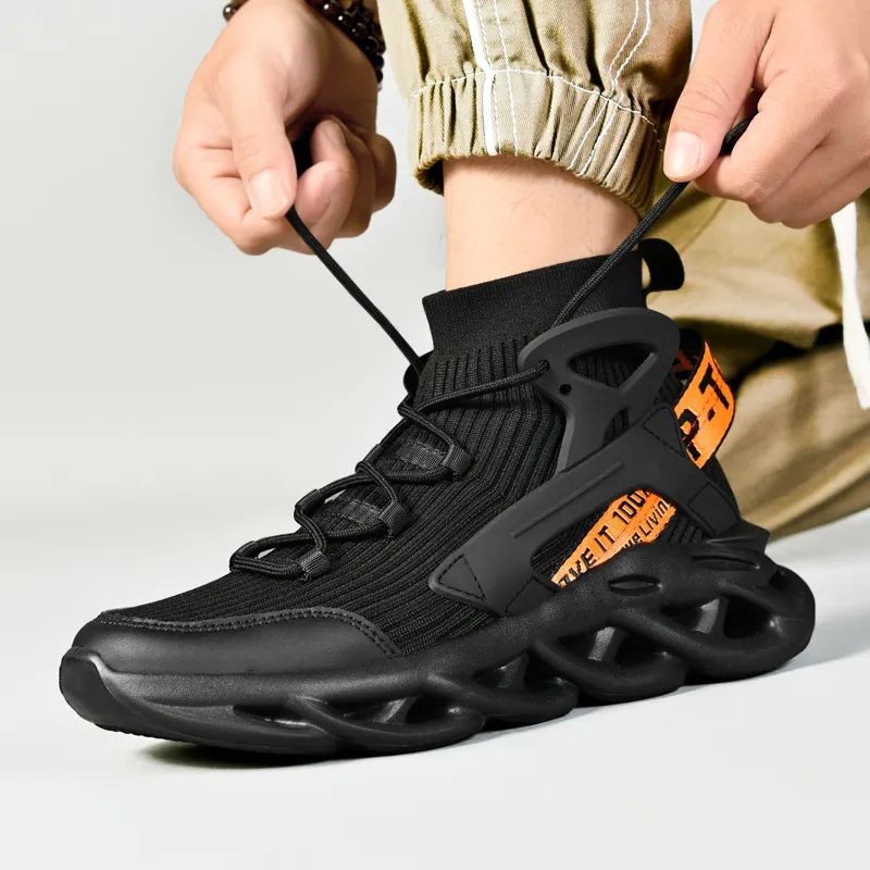 TELENT Cushioning And Breathable High Top Casual Shoes Men's-12