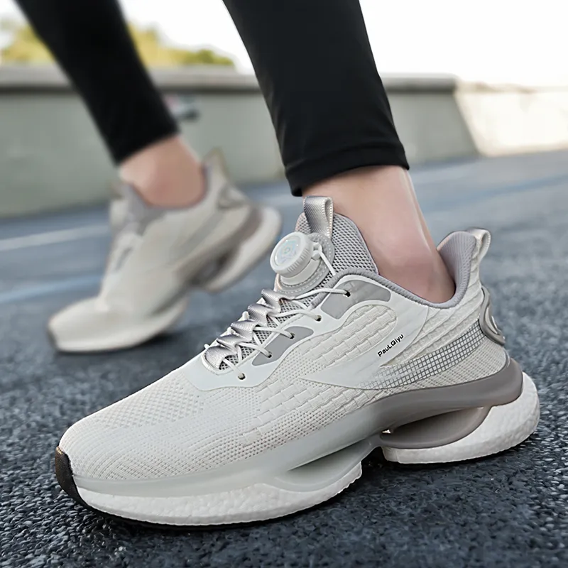 Cushioning Abrasion Resistant Breathable Low Top Essential Casual Shoes For Life Men's-4