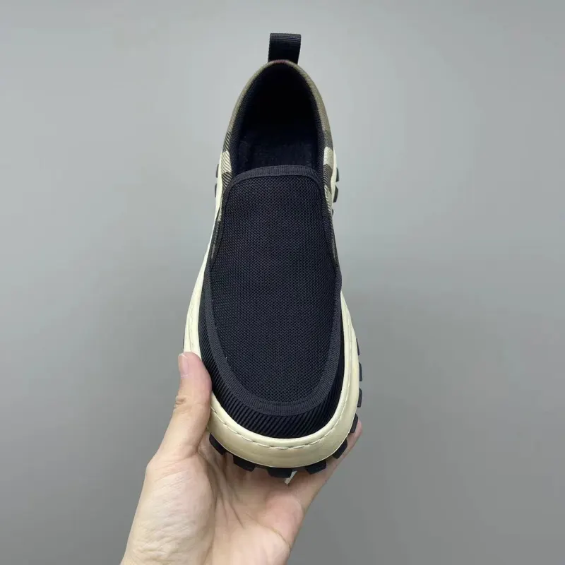 TELENT Shock Absorbers With Slip Resistant Features Low Top Casual Shoes Men's Black-3