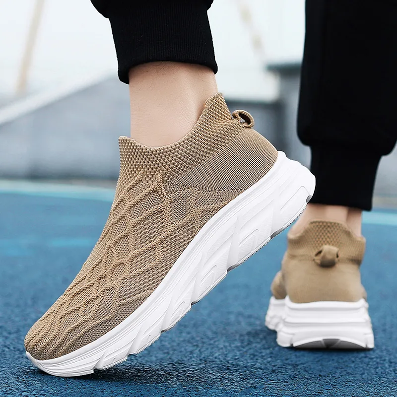 TELENT Abrasion Resistant Slip Resistant High Top Casual Shoes Unisex-13