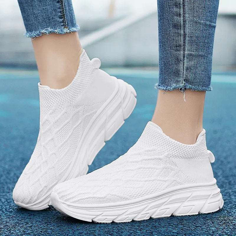 TELENT Abrasion Resistant Slip Resistant High Top Casual Shoes Unisex-2