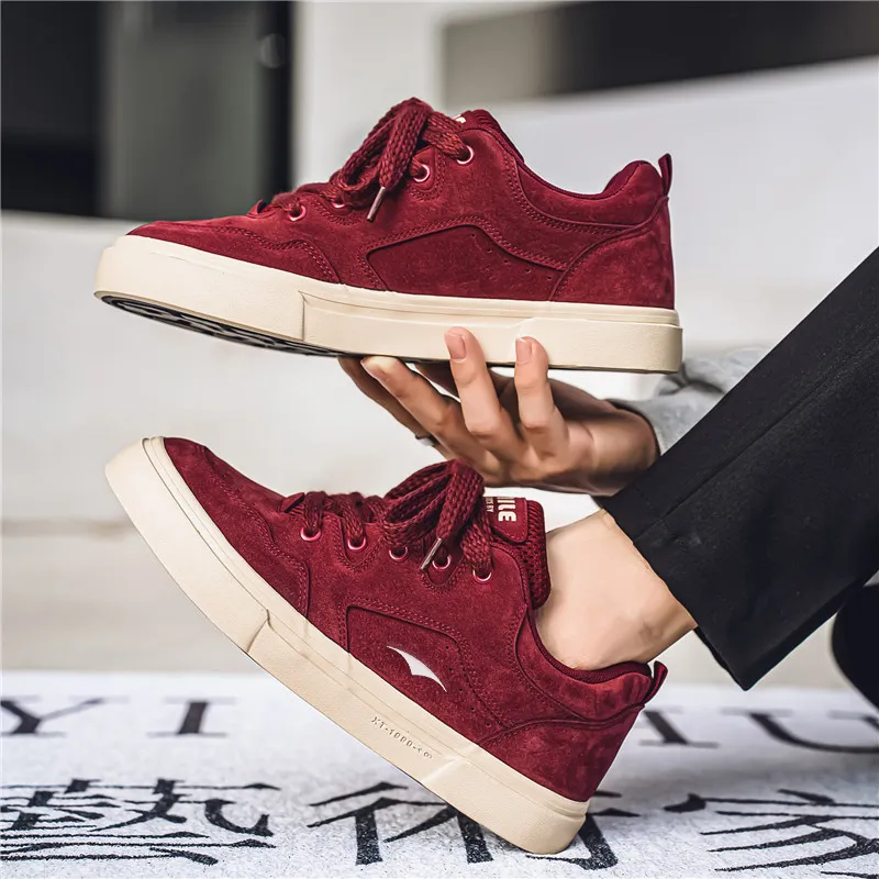 TELENT Cushioning Abrasion Resistant Breathable Low Top Skateboard Shoes Men's-5