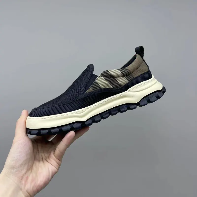 TELENT Shock Absorbers With Slip Resistant Features Low Top Casual Shoes Men's Black-1
