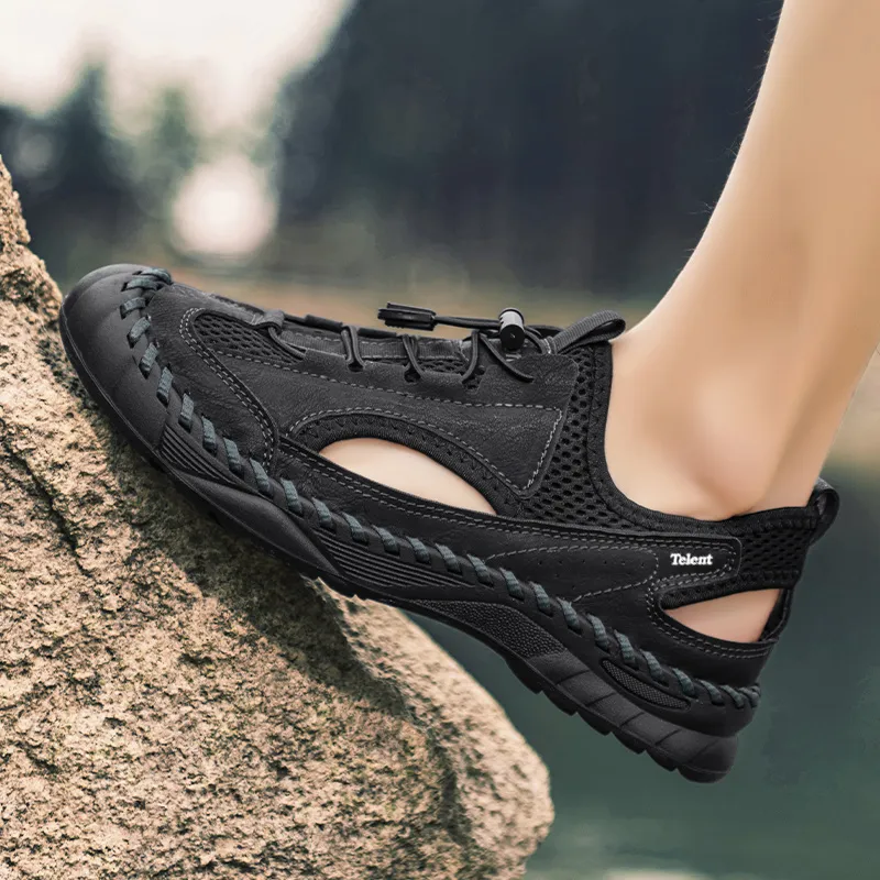 TELENT Anti Slip Wear Resistant River Trekking Shoes Men's-3