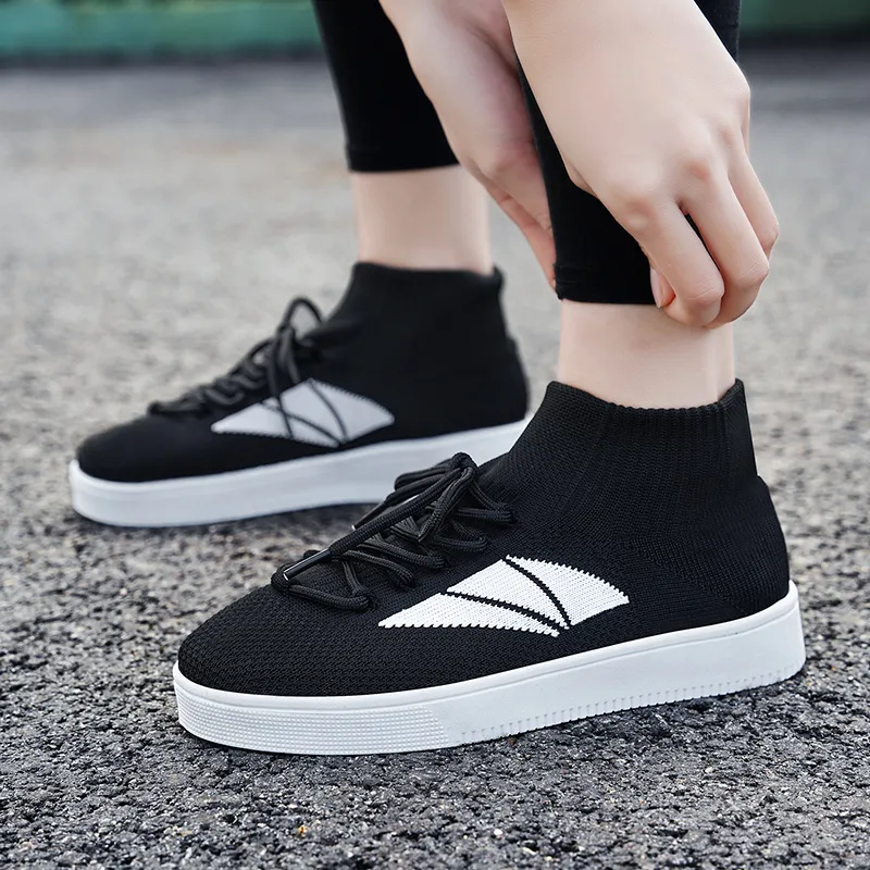 TELENT Abrasion Resistant Breathable Mid Top Casual Shoes Unisex-13