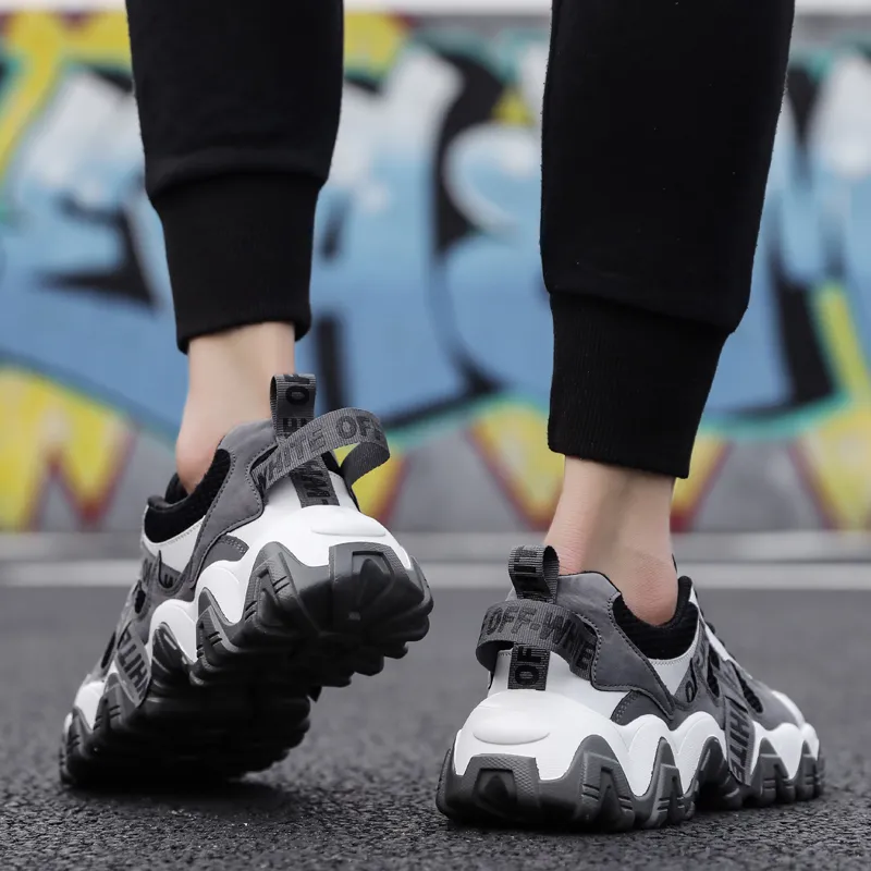 TELENT Abrasion Resistant Shock Absorbers Low Top Chunky Sneakers Unisex-13