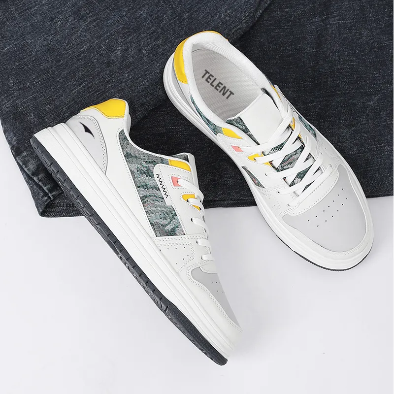 TELENT Abrasion Resistant Coverage Low Top Skateboard Shoes Men's-4