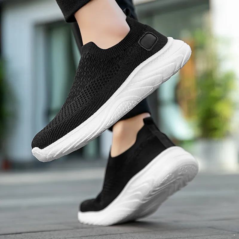TELENT Slip Resistant And Breathable Low Top Casual Running Shoes Unisex-7