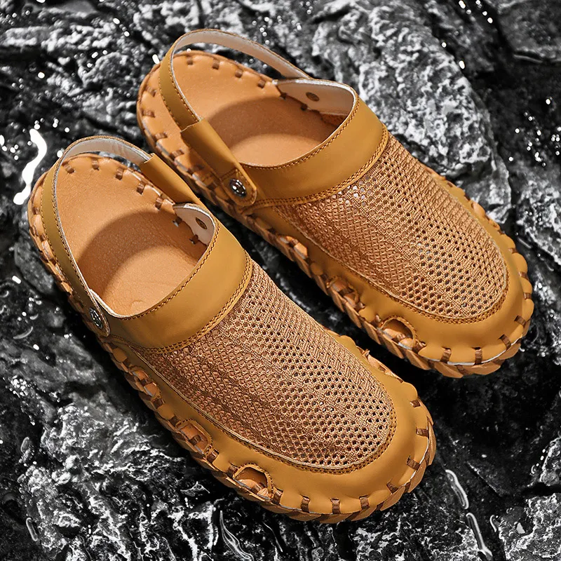 TELENT Quiet Quick Dry Closed Toe Slippers Men's-14
