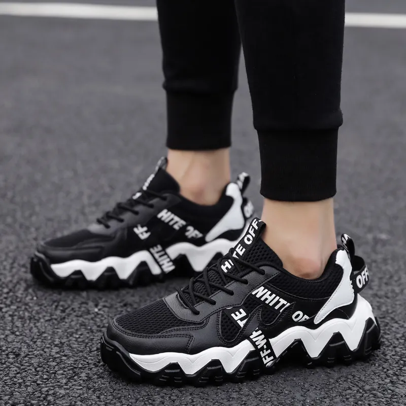 TELENT Abrasion Resistant Shock Absorbers Low Top Chunky Sneakers Unisex-1