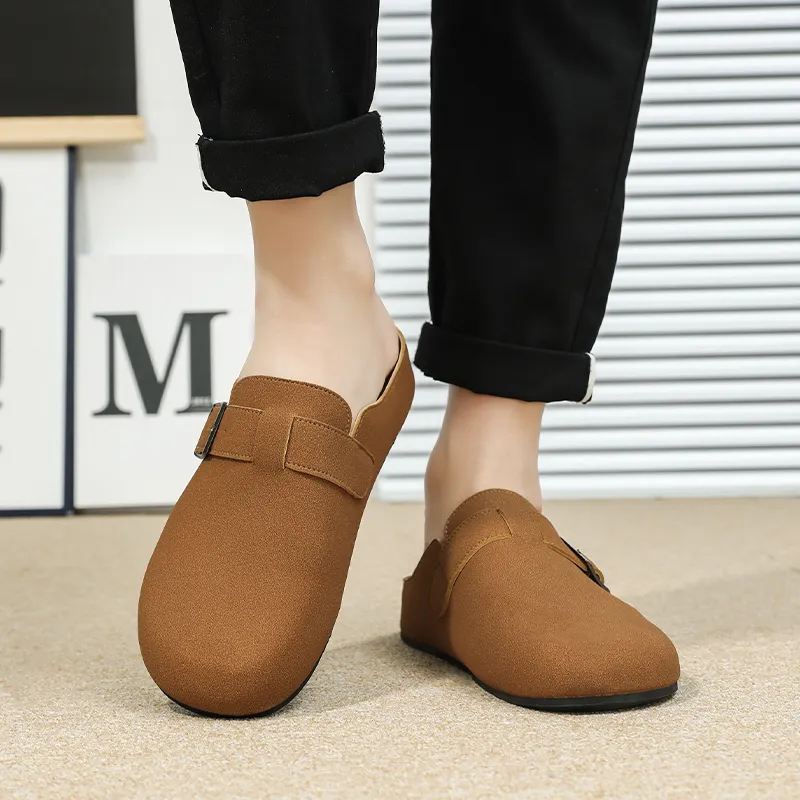 TELENT Slip Resistant Abrasion Resistant Closed Toe Slippers Men's-10