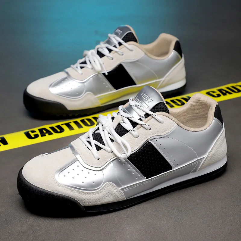TELENT Slip Resistant, Abrasion Resistant, Breathable Low Top Skateboard Shoes Men's-6