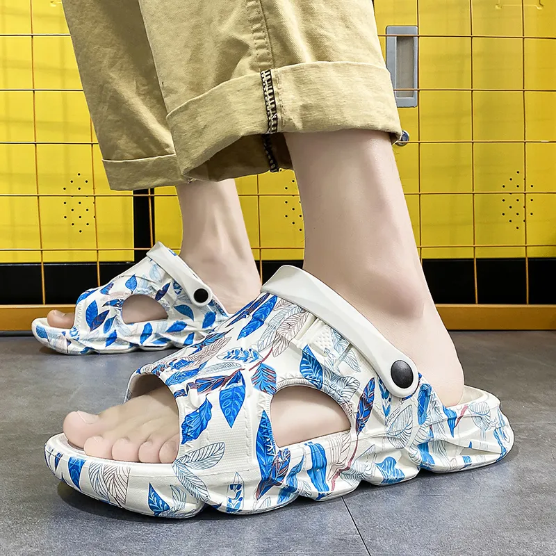 TELENT EVA Slip Resistant Abrasion Resistant Slide Slippers Men's-6