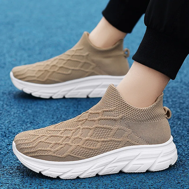 TELENT Abrasion Resistant Slip Resistant High Top Casual Shoes Unisex-11