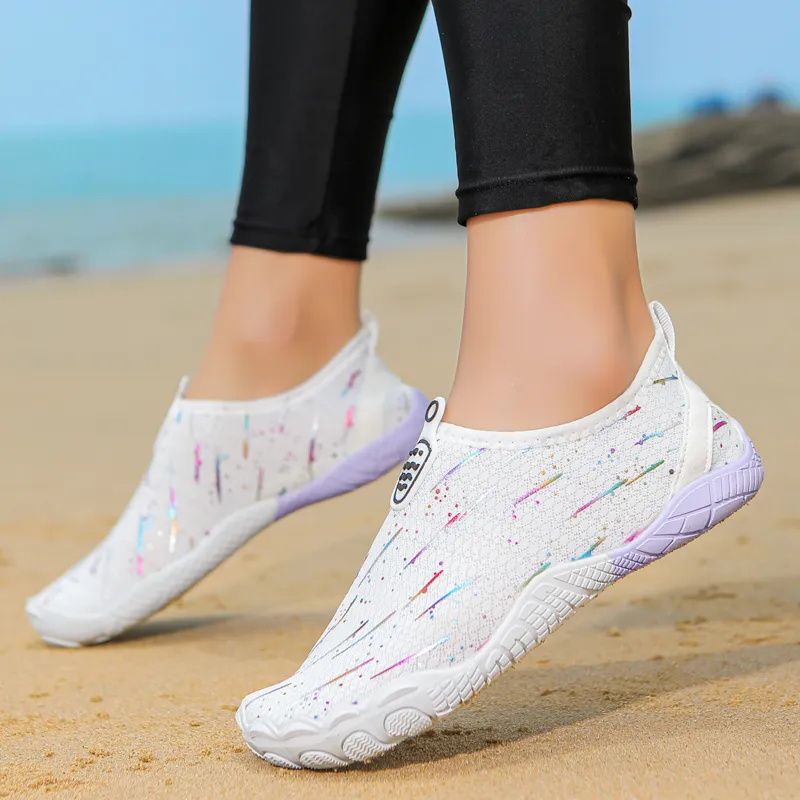 TELENT Odor Resistant Quick Dry Lightweight Low Top Casual Shoes Women's White-2