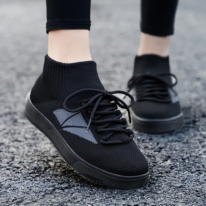 TELENT Abrasion Resistant Breathable Mid Top Casual Shoes Unisex-3