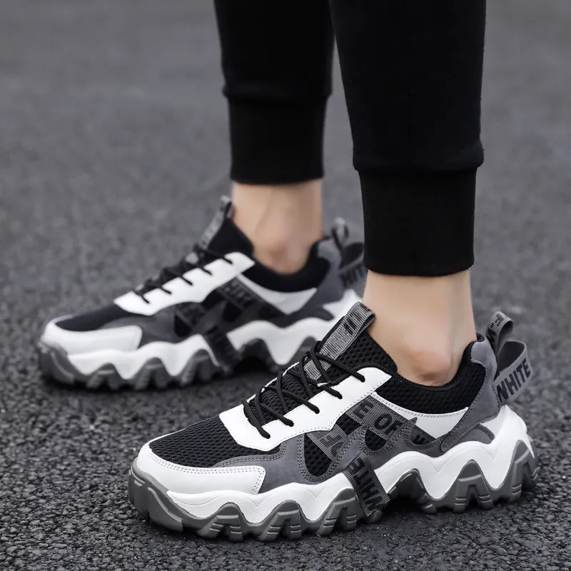 TELENT Abrasion Resistant Shock Absorbers Low Top Chunky Sneakers Unisex-11