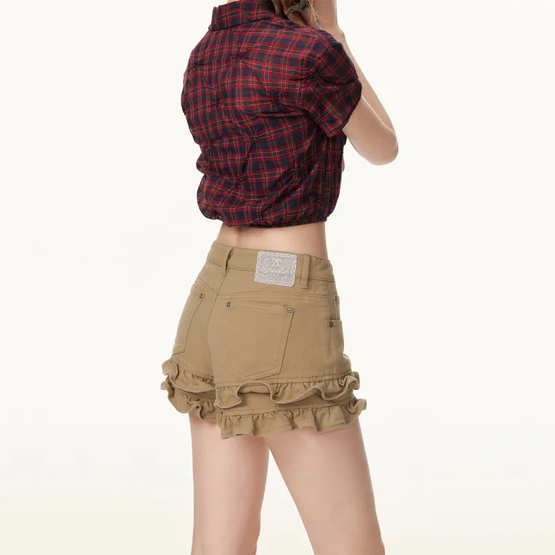LA CRAWFISH Denim Shorts Women's-9