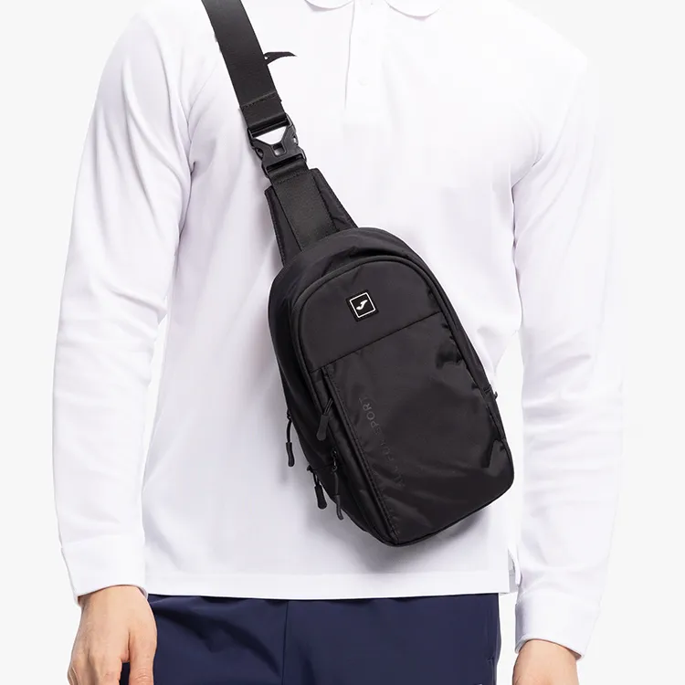 Joma Fabric One Shoulder Crossbody Sling Bags Regular Unisex Black-2