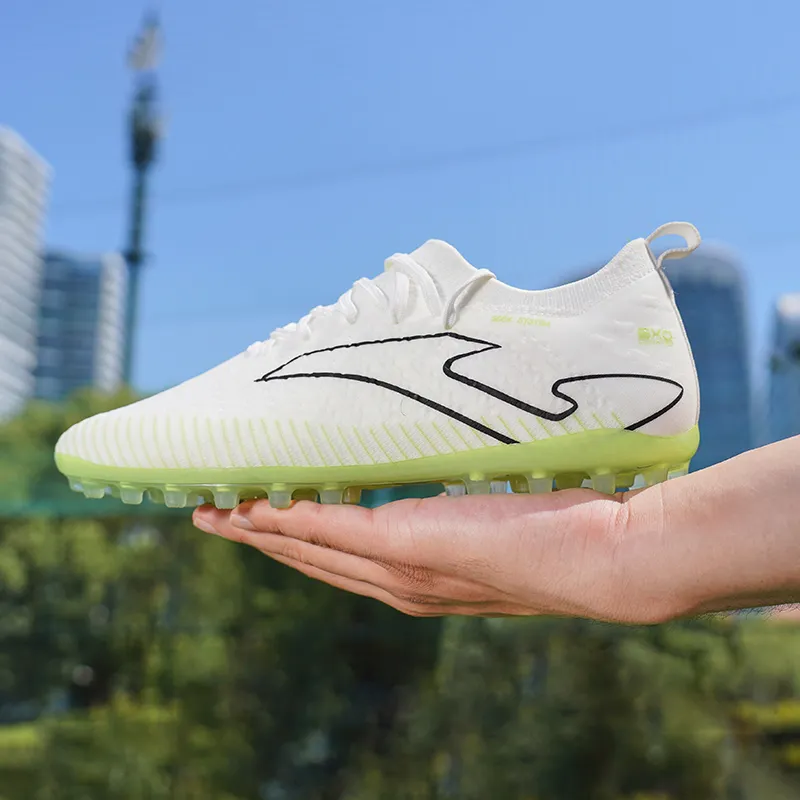 Joma MG Rubber Short Studs Artificial Ground Soccer Shoes Men's White Green-6