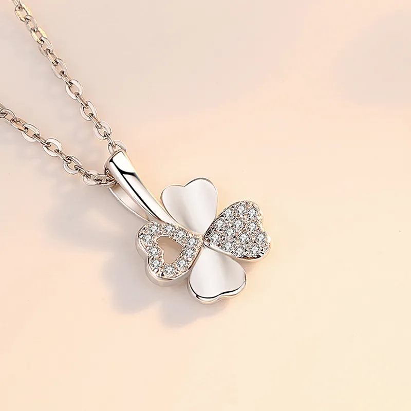 High Quality 925 Sterling Silver Necklace Fashion Necklace Women's-3