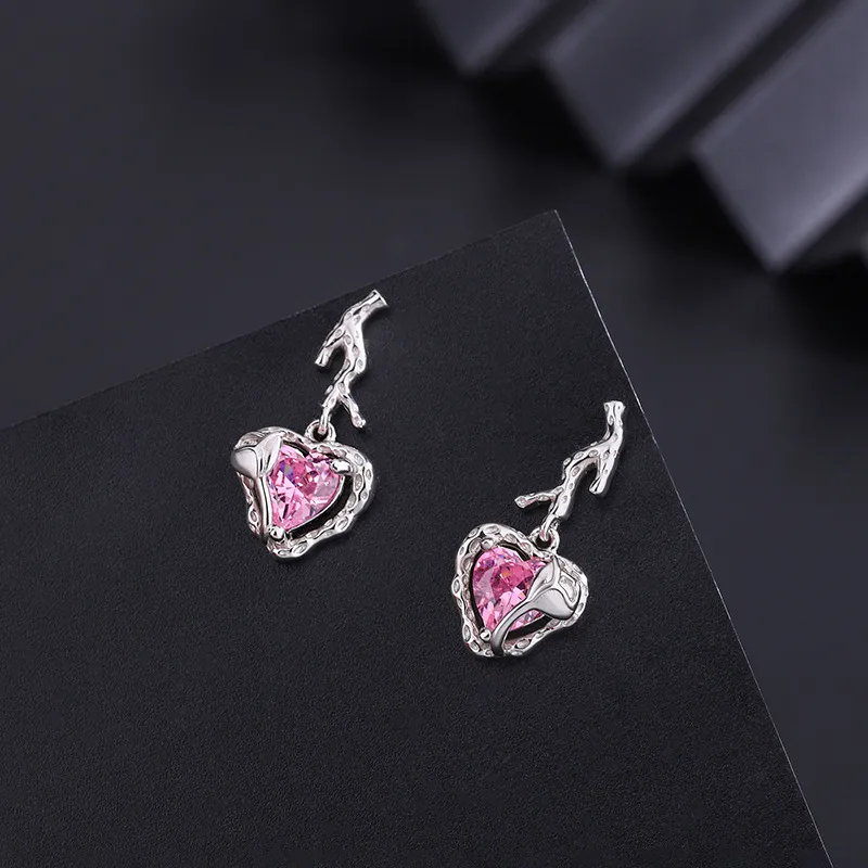 PHOENIXSILY 999 Fine Silver Stud Earrings Women's-1