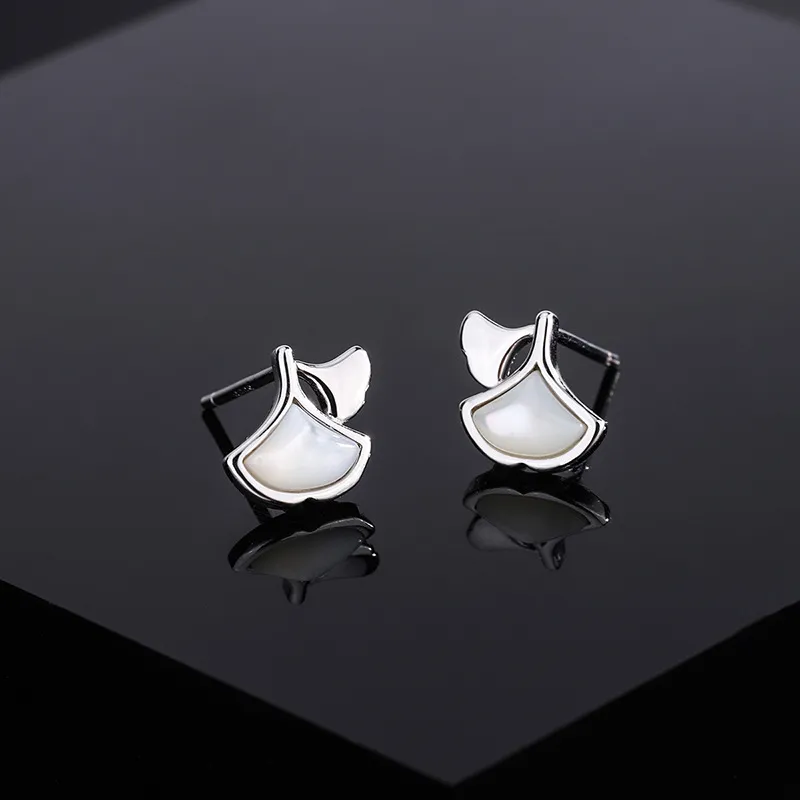 PHOENIXSILY 999 Fine Silver Stud Earrings Women's-3