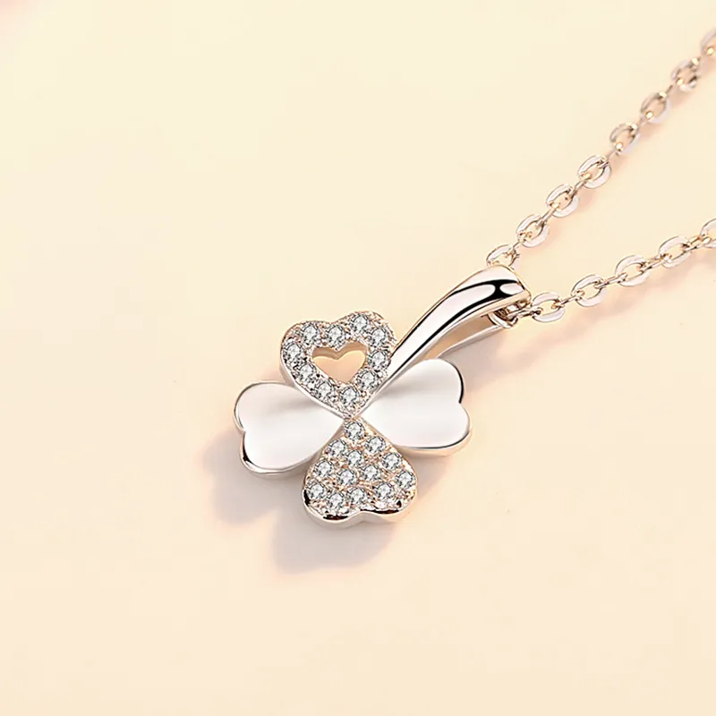 High Quality 925 Sterling Silver Necklace Fashion Necklace Women's-4
