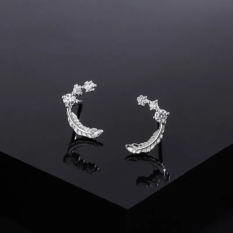 PHOENIXSILY 999 Fine Silver Stud Earrings Women's-1
