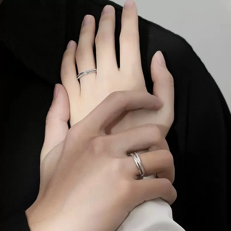PHOENIXSILY S925 Silver Rings Unisex-14