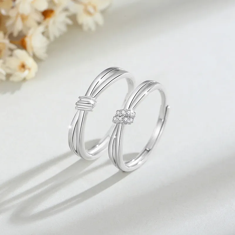 PHOENIXSILY 999 Fine Silver Rings Unisex-2