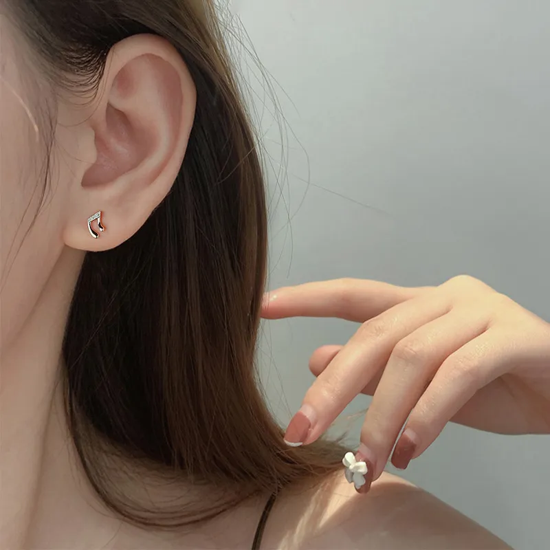 PHOENIXSILY 999 Fine Silver Stud Earrings Women's-3