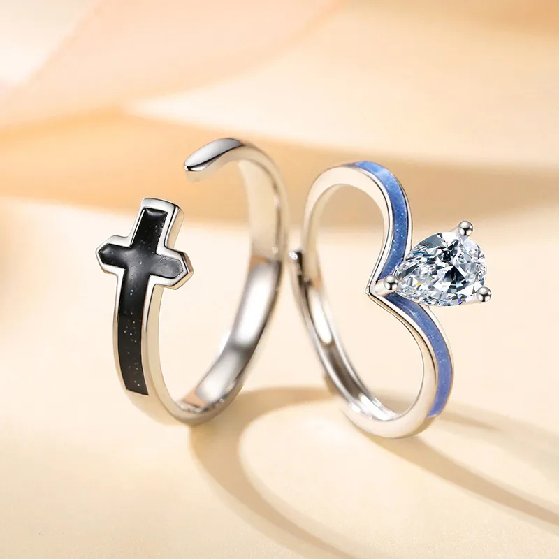 PHOENIXSILY 925 Sterling Silver Rings Unisex-3