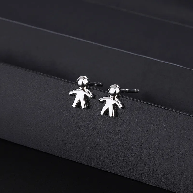 PHOENIXSILY 999 Fine Silver Stud Earrings Women's-1