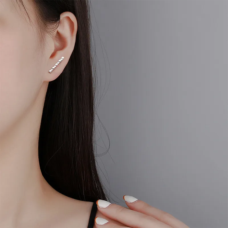 PHOENIXSILY 999 Fine Silver Stud Earrings Women's-2