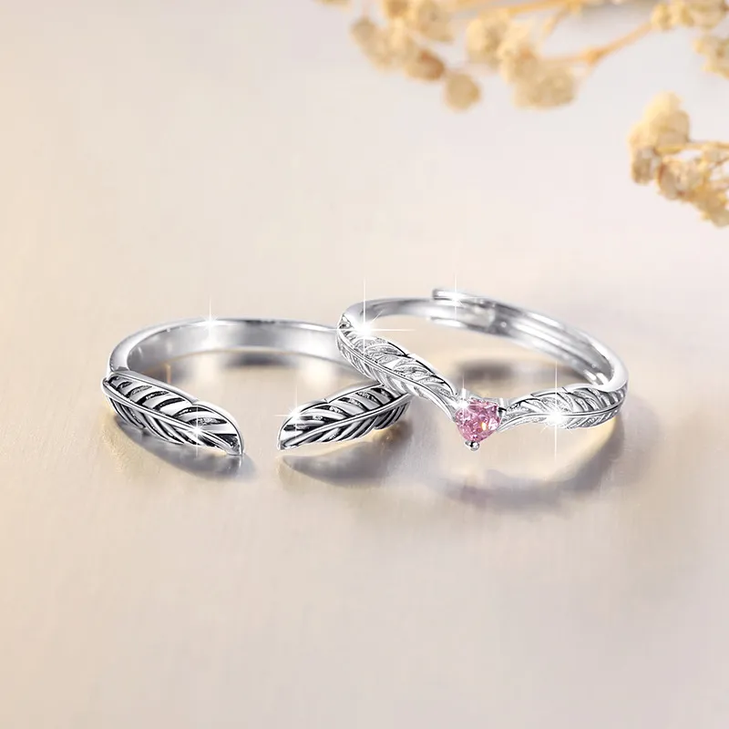 PHOENIXSILY 925 Sterling Silver Rings Unisex-4