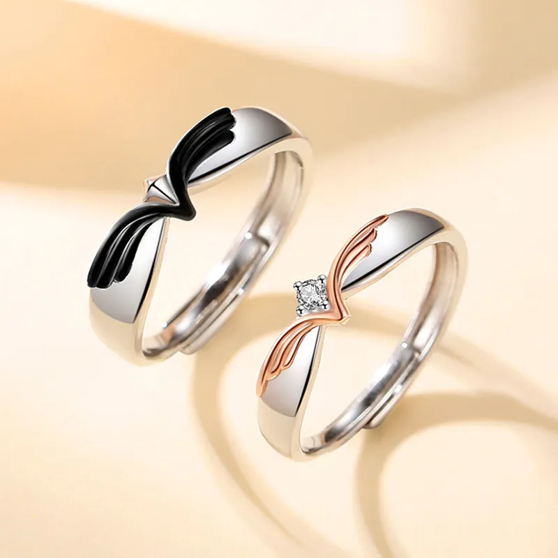 PHOENIXSILY 925 Sterling Silver Rings Unisex-3