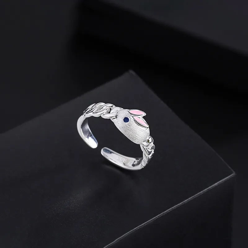 PHOENIXSILY 999 Fine Silver Rings Women's-1