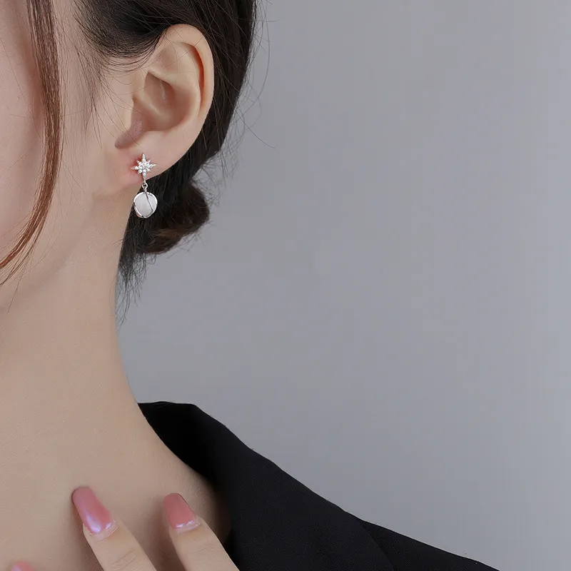 PHOENIXSILY 999 Fine Silver Earrings Women's-2