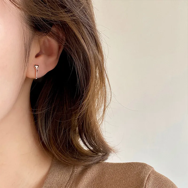 PHOENIXSILY 999 Fine Silver Stud Earrings Women's-1