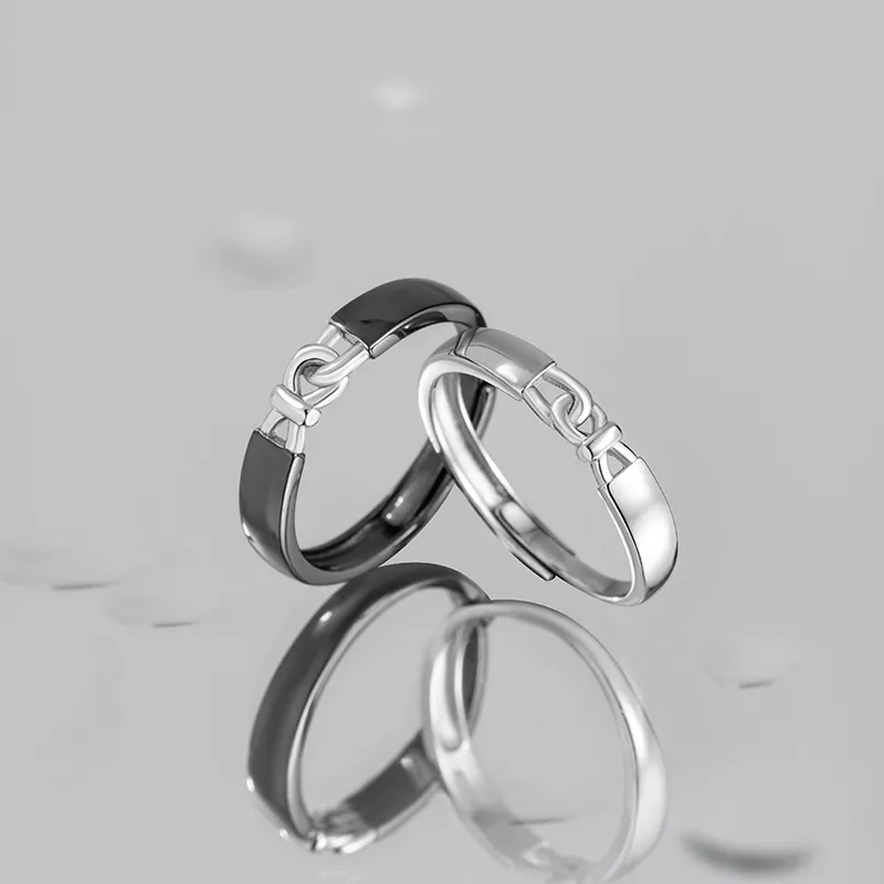 PHOENIXSILY 925 Sterling Silver Rings Unisex-3