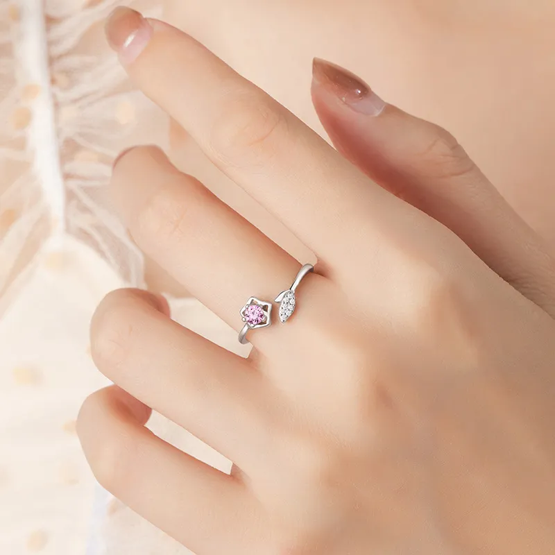 PHOENIXSILY 925 Sterling Silver Rings Women's-2