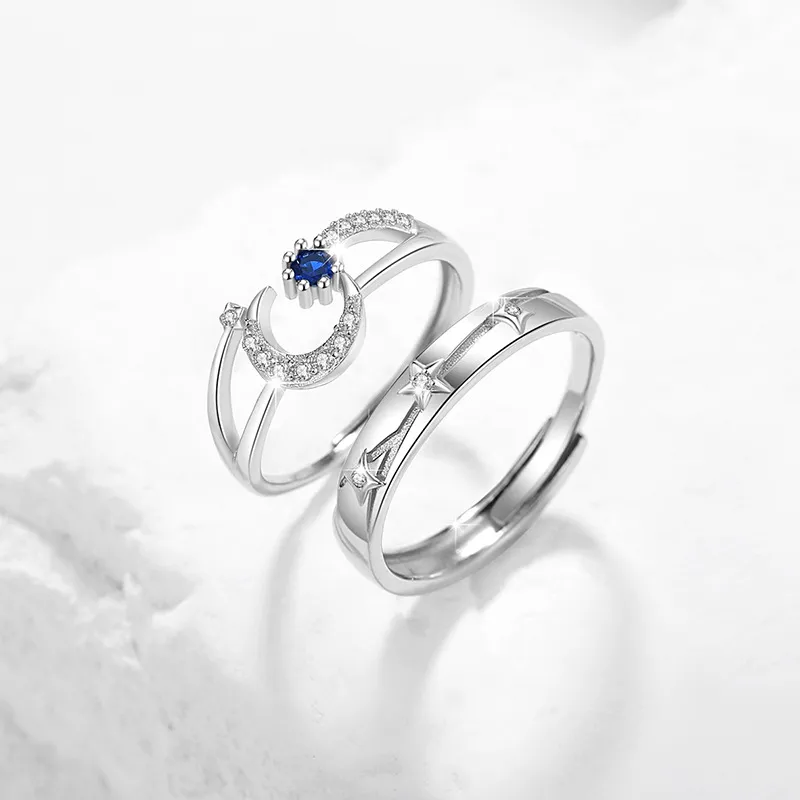 PHOENIXSILY 925 Sterling Silver Rings Unisex-5