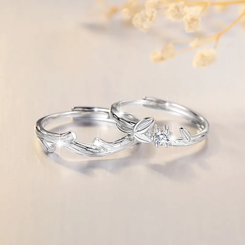 PHOENIXSILY 925 Sterling Silver Rings Unisex-4