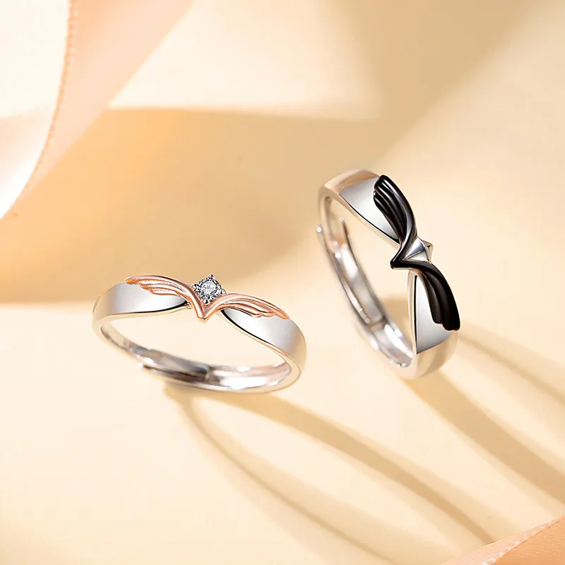 PHOENIXSILY 925 Sterling Silver Rings Unisex-4